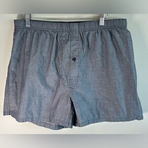 Patagonia Men’s Shorts Size XL Gray Blue Baggies Stretch Waist Band Hiking
